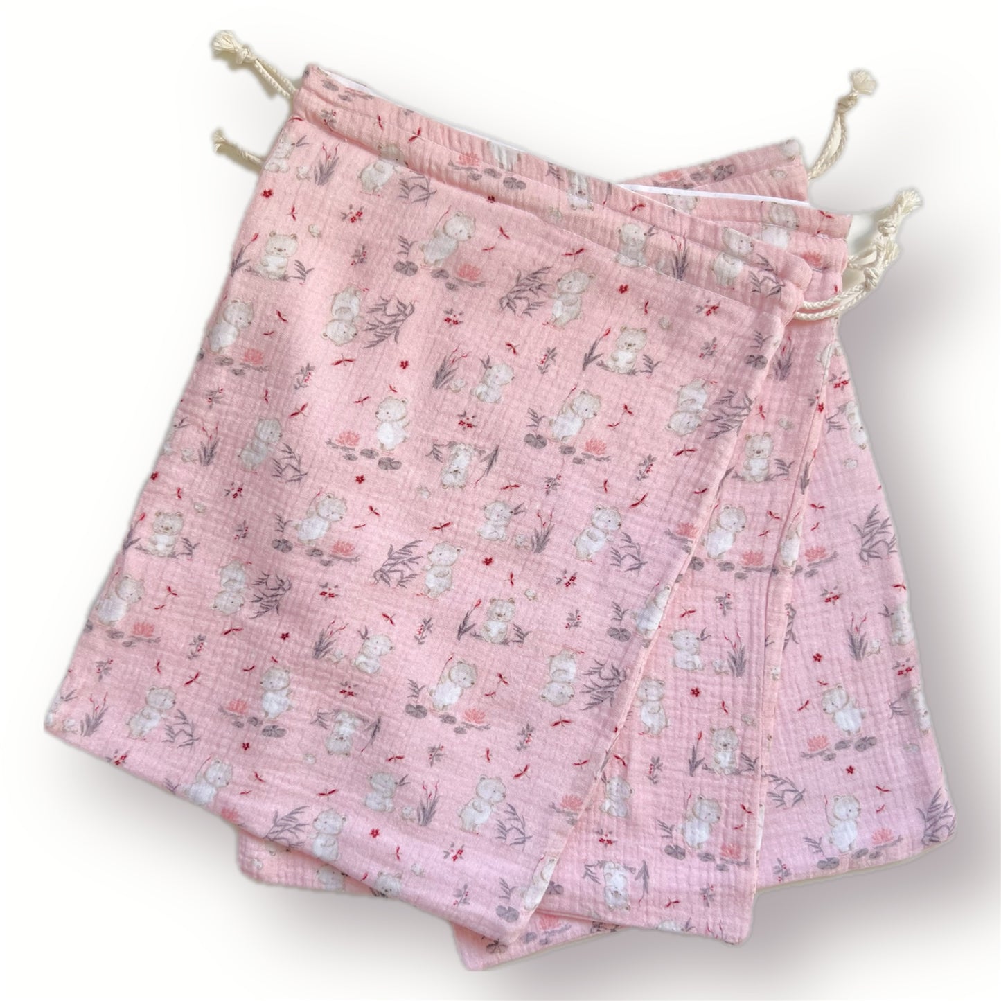 Conjunto Sacos + Fralda Musselina