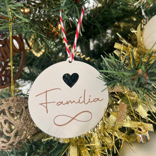 Pendente de Natal - Família