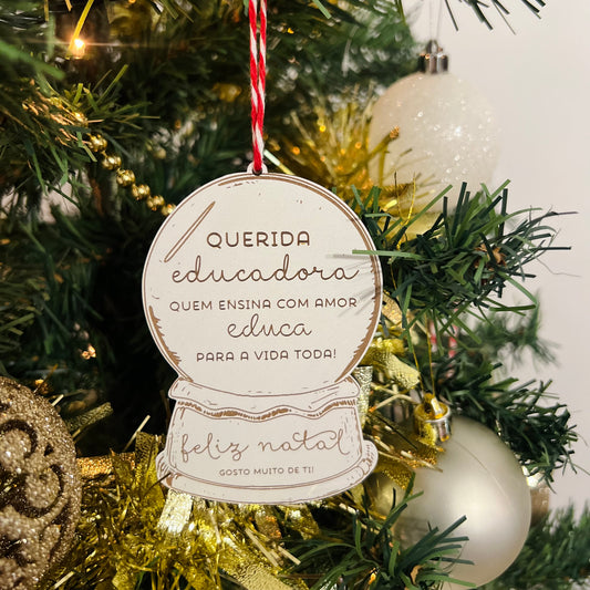 Pendente Natal Educadora