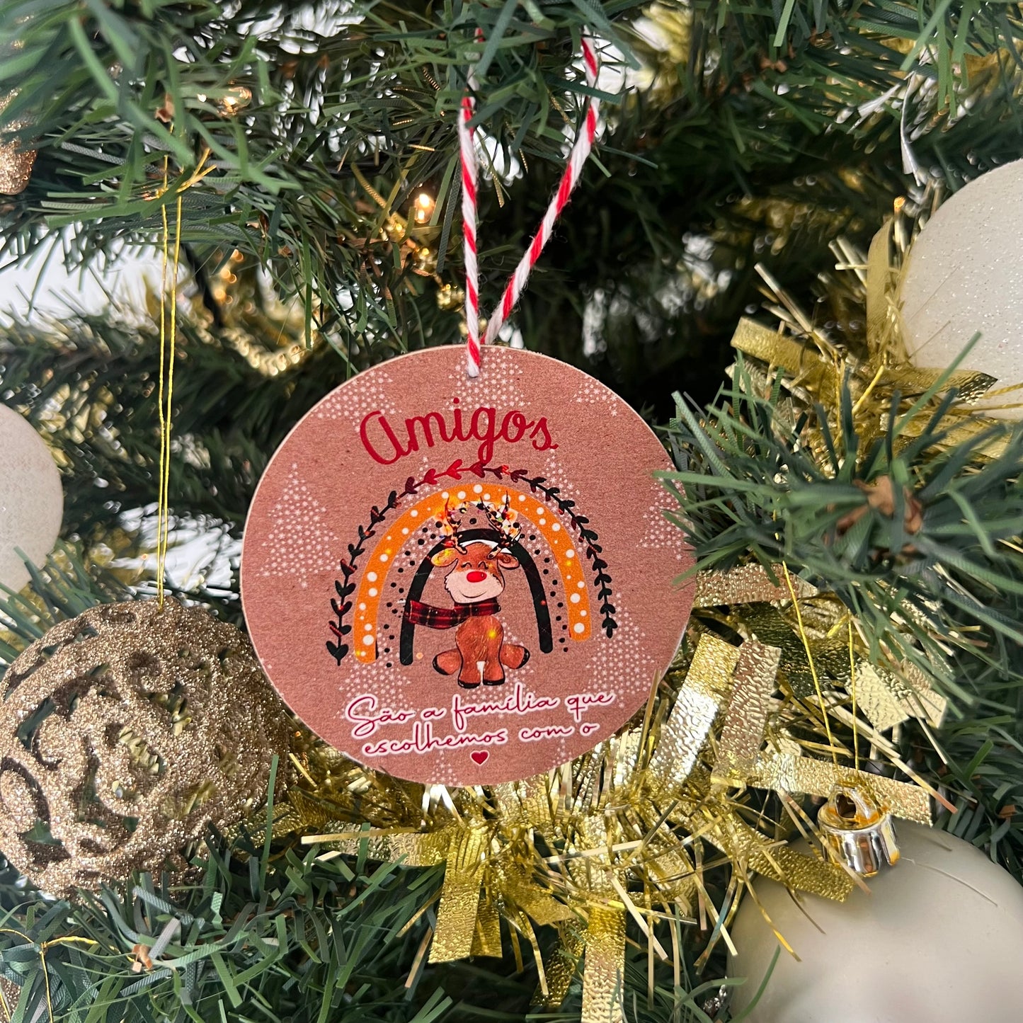 Pendente de Natal - Amigos