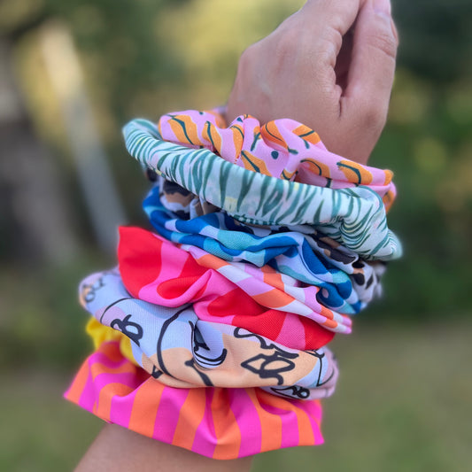 Scrunchies de Lycra