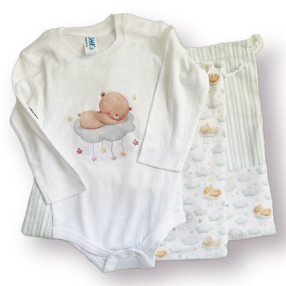 Conjunto Sacos + Bodie